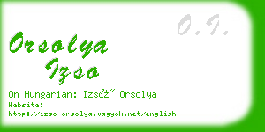 orsolya izso business card